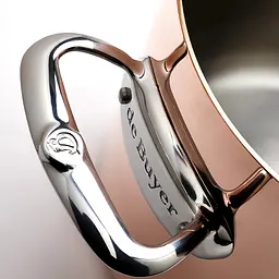 Каструля з кришкою De Buyer Prima Matera 16 см 1.8 л мідна  (6242.16) - мініатюра 2