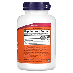 Буферизований Аскорбат Магнію з вітаміном С, Magnesium Ascorbate - 227г - мініатюра 2
