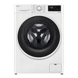 Пральна машина LG фронтальна, 9кг, 1400, A+++, 57см, дисплей, пара, інвертор, білий (F4V3VS7WW)