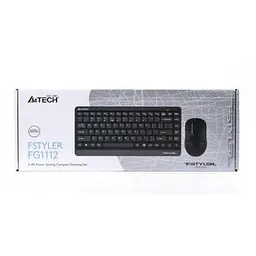 Комплект (клавіатура+мишка) A4Tech FG1112 Black - мініатюра 5