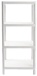 Етажерка 4-х ярусна 6030 Olympic WHITE 27х42х95 см VIOLET HOUSE meb0000382 - мініатюра 2