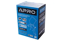 Пневматичний фарбопульт HP APRO 500 мл x 1.5 мм ВБ метал - мініатюра 4