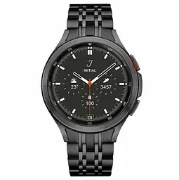 Металевий ремінець Primolux Steel Link для годинника Samsung Galaxy Watch 4 Classic 46 мм SM-R890/SM-R895 Black - мініатюра 4