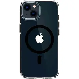 Чохол WiWU Magnetic Crystal Case для Apple iPhone 14 Transparent/Black [82610] - мініатюра 1