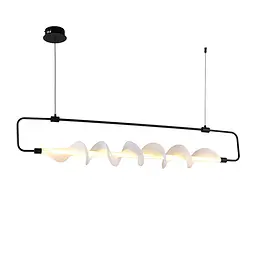 Люстра стельова LED Levistella 7813173 BK, 10W, 3000K, чорний метал, для вітальні - мініатюра 3