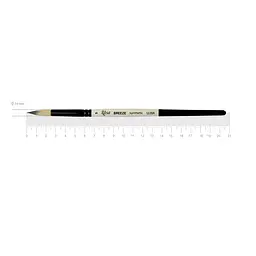 Пензель синтетика кругла Breeze 1226R №5 коротка ручка ROSA (4823098535294)