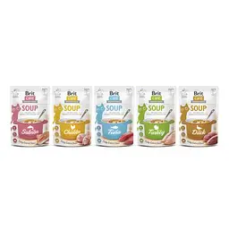 Корм вологий Суп для кішок Brit Care Soup with Salmon з лососем, 75 г - мініатюра 3