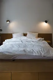 Комплект постільної білизни Ecotton Євро 210х220 см готельний із Страйп-сатину білий полоска 1х1 см (25143) (20896) - мініатюра 5