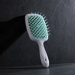 Массажная щітка для волосся Superbrush м'ятна продувна гребінець для волосся