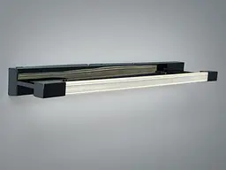Настінний LED світильник Лофт Diasha 9602/L чорний хром 9 Вт три режими