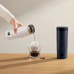 Термос електричний термопот MiJia Portable Electric Cup 2 350 мл (MJDRB02PL) чорний - мініатюра 4