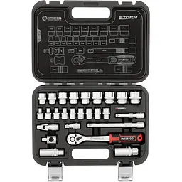 Набір торцевих головок із тріскачкою Intertool ET-8026 26 шт. [98835] - мініатюра 2