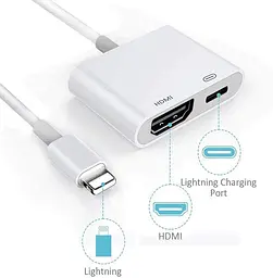 Адаптер Lightning → HDMI 1080P для iPhone та iPad, підключення до ТВ - мініатюра 3