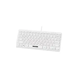 Клавіатура Maxxter KBM-C01W-UA USB UA White (KBM-C01W-UA) - мініатюра 2
