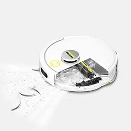 Karcher Робот-пилосос RVC 3 Comfort, h=0.97см, вологе прибирання, конт пилок -0.24л, вода -0.28л, автон. робота до 130хв, Bluetooth зарядна станція, білий - мініатюра 10