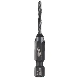 Свердло-мітчик 1/4 Hex комбінований 3-в-1 HSS-G MILWAUKEE, M3x52мм