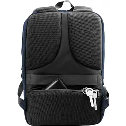 Рюкзак шкільний Optima 17.5" USB Techno чоловічий 0.7 кг 6-15 л Синій (O97594-02) - мініатюра 2