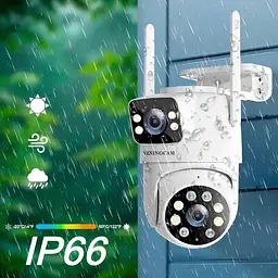 Бездротова поворотна Wi-Fi камера SZSINOCAM TY-Q2 O-KAM Pro / Зовнішня камера відеоспостереження - мініатюра 2