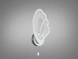 Настінне LED бра Diasha 8166/1HR Метелик хром 16W 3 режими - мініатюра 3