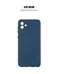 Чехол ArmorStandart ICON для Samsung A04 (A045) Camera cover Dark Blue (ARM66077) - мініатюра 3