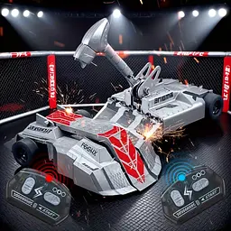 Бойові радіокеровані машинки TK Gladiator Battle набір із 2 бамперних авто для видовищних баталій - мініатюра 2