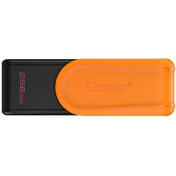 USB флеш накопичувач Kingston 256GB DataTraveler Exodia S Black/Orange USB 3.2 (DTXS/256GB) - мініатюра 1