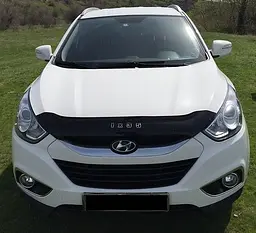 Дефлектор капоту мухобійка для Hyundai ix35 2010- /короткая