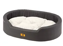Лежак для собак і котів Ferplast Dandy 80 зі штучним хутром сірий 80x55x18 см 82944097