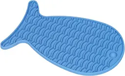 Миска для собак Nobby Fish для злизування блакитна 23х13,5 см 61565