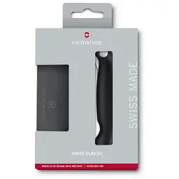 Набір ножів Victorinox SwissClassic Cutting Board Set Black (6.7191.F3)