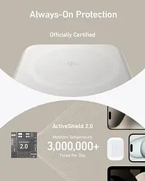 Універсальна мобільна батарея Anker MagGo 10000mAh 27W White (A1654G21) - мініатюра 7