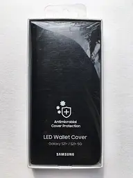 Оригінальний чохол-книжка LED Wallet View Cover EF-NG996PBEGRU для Samsung Galaxy S21 Plus (6.7") Чорний - мініатюра 10