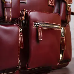 Дорожня шкіряна сумка-портфель Vintage 40х29,5х10 см sum0012858 - мініатюра 11