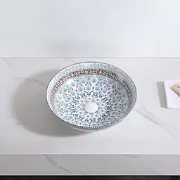 Умивальник Rea Arte blue накладний REA-U0267, Чорний - мініатюра 5