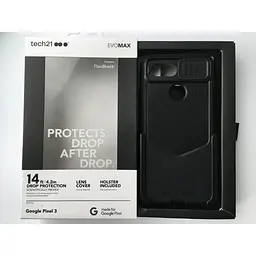 Протиударний чохол зі шторкою Tech21 Evo Max для Google Pixel 3 (5.5") Black - мініатюра 10