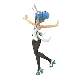 Фігурка Furuyu Міку Хацуне милий кролик Hatsune Miku cute Bunnies 31.0 см WST VC 27.138 - мініатюра 6