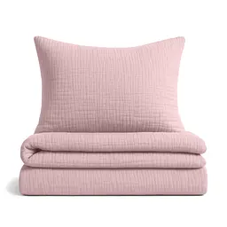 Дитяча постіль Cosas Rose без простирадла муслін 110х140 см (Set_Muslin_40Rose_140_2)