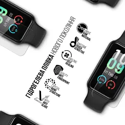 Плівка захисна Armorstandart Matte hydrogel Amazfit Band 7 6 pcs (ARM91952) - миниатюра 2