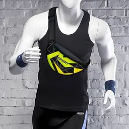 Сумка-бананка Sport чоловіча/жіноча спортивна 32×16 см з розширювачем поясна сумка або сумка через плече (3753) - мініатюра 2