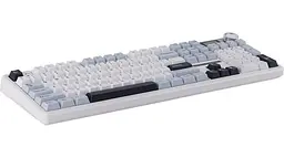 Клавіатура Aula F108 Pro Wireless Gasket Keyboard Reaper Switch 2.4G/BT EN/UA White (6978080501318) - мініатюра 4