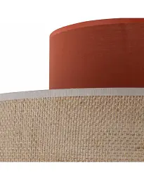 Підвісний світильник, люстра Tk Lighting 2785 Duo Juta E27 1x15W IP20 Бежевий - мініатюра 2