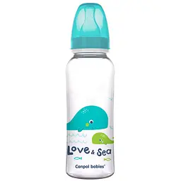 Пляшечка Canpol babies PP Love & Sea 250 мл бірюзовий (59/400_tur)
