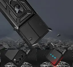 Панель BeCover Military для Samsung Galaxy S22 SM-S901 Black (710001) - мініатюра 6