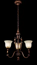 Люстра Splendid Ray L1969CG2/3, 3 лампи, E27, бронза, сучасний стиль, висота 155 см, діаметр 68 см