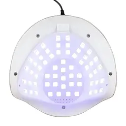 Професійна LED/UV-лампа для сушіння нігтів 268W апарат для полімеризації гелю та гель-лаку з 4 таймерами, золотого кольору - мініатюра 4