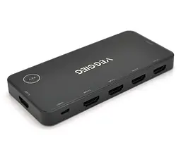 HDMI-свіч VEGGIEG V-HD05 4k x 2k, 5 x 1 портів, з USB-кабелем та пультом дистанційного керування, чорний, блістер