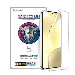 Захисна плівка Samsung S921 Galaxy S24 з чорною рамкою, протиударна, 8H, Extreme Shock Eliminator, 5th Generation X-One