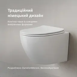 Унітаз підвісний безобідковий AM.PM X-Joy S з сидінням мікроліфт C85A1703SC - мініатюра 2