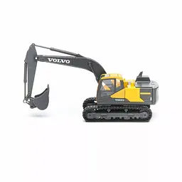 Автомодель Екскаватор Volvo EC220E Bburago 18-32086 серії Construction - мініатюра 3