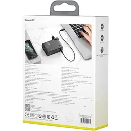 Мережевий зарядний пристрій Baseus Power Station GaN 2-в-1 Q.C. Power bank & Charger C U 10000mAh 45W PPNLD-C01 - мініатюра 2